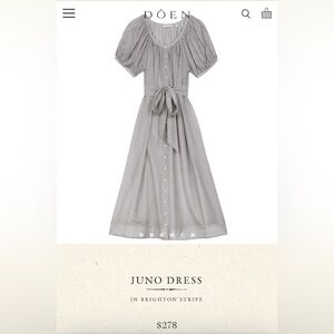 DOEN JUNO DRESS - NEW WITH TAG - Size Small